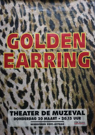 Golden Earring show poster March 20 1997 Emmen - De Muzeval (Collection Edwin Knip)